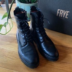 frye julie combat boot